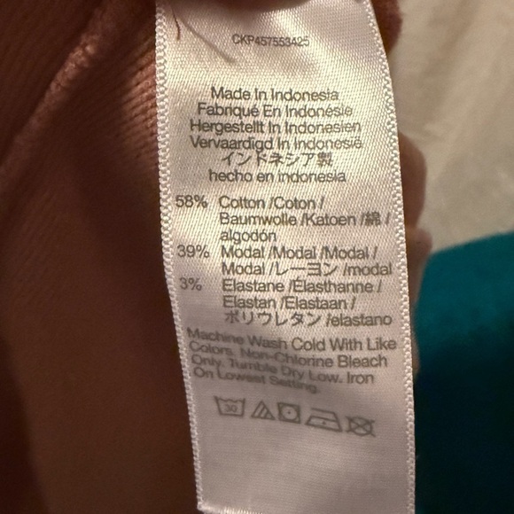 Madewell Whisper Cotton Scoopneck Tank Top Mauve Women's Sz M - Picture 4 of 5